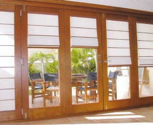 Bali batton roman blinds