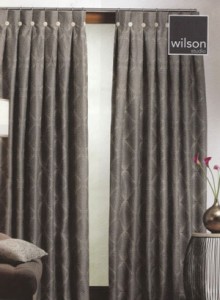 Wilsons fabric with reverse pleat